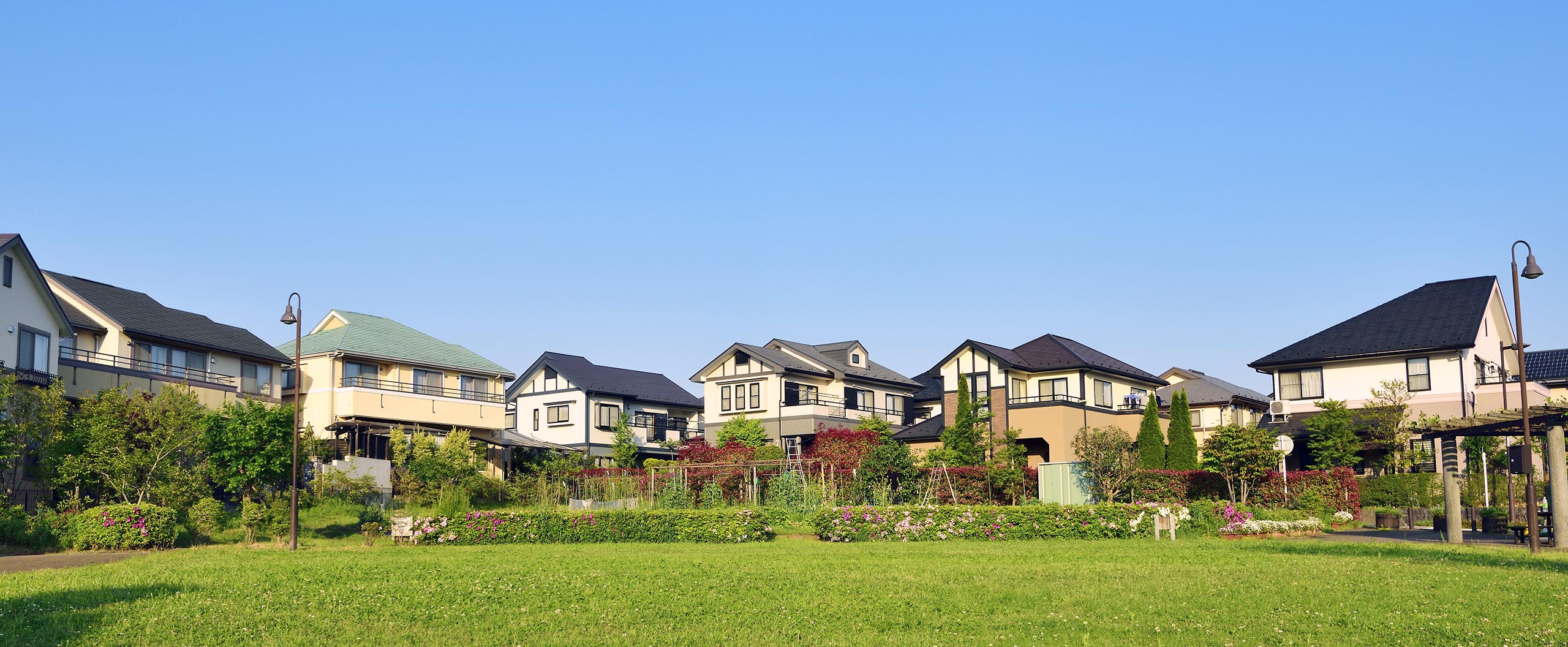 写真：美しい住宅街のイメージ写真